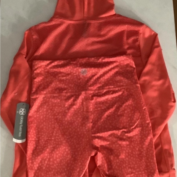 Daisy Fuentes Women activewear hoodies and short set clothes Sz M - Picture 3 of 3